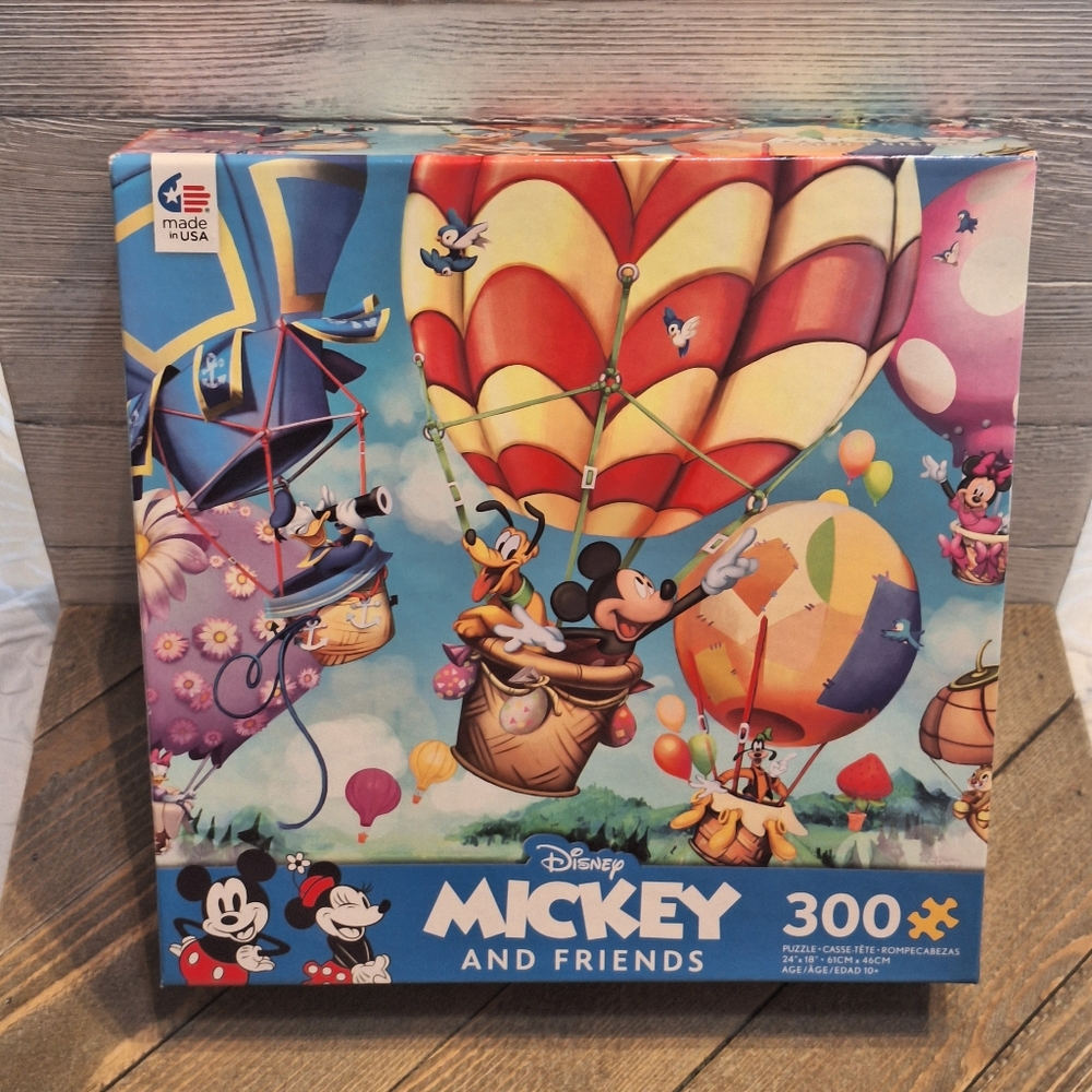 Ceaco Puzzle Mickey's Air Balloon (300 Pieces) New